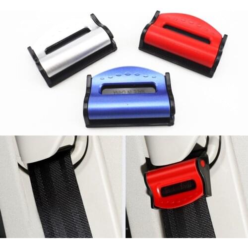2PCS Car Seat Belt Buckle Adjusters Clip Interior Accessories for Suzuki SX4 SWIFT Alto Liane /Grand Vitara/ Jimny/ SCross