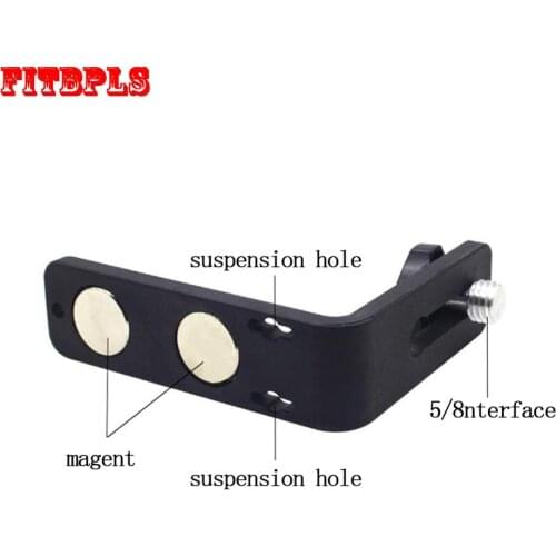 5/8" Durable Laser Level Bracket Super Strong Magnet Attracts L-bracket Leveling Suppor