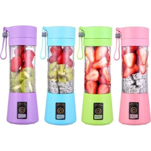 Portable Juicer Electric USB Rechargeable Smoothie Blender Machine Mixer Mini Juice Cup Maker fast Blenders food processor