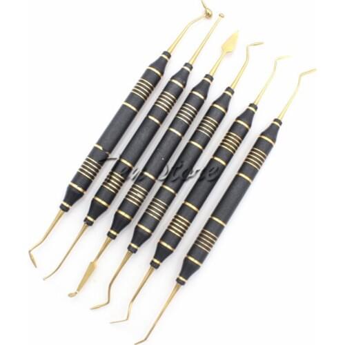 6 pieces / set Resin Filling Repair Kit Dental Aesthetic Resin Oral Resin Filling dentist tools