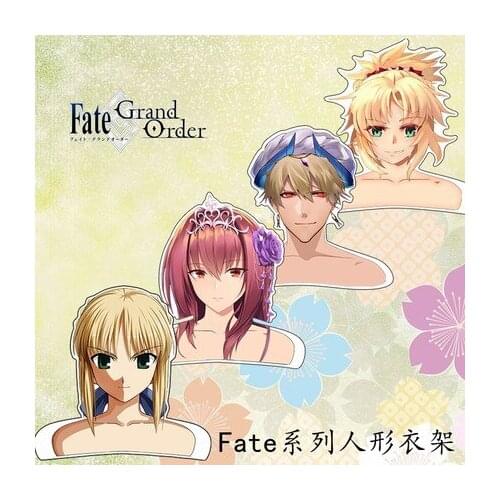 Anime Fate Grand Order Saber Clothes Hangers Anime Model Toys Household Clothing Store Suit Hanger Model Toys