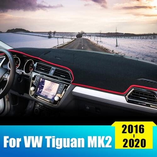 For Volkswagen VW Tiguan MK1 2 MK2 2009 2010~2012 2013 2014 2015 2016 2017 2018 2019 2020 Car Dashboard Cover Mat Accessories