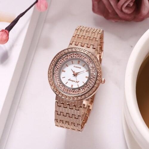 Relogio Feminino Ladies Elegant Wrist Watches Women Bracelet Watch Rhinestones Analog Quartz Watch Womens Crystal Watch Reloj