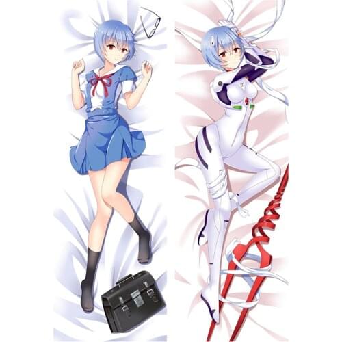 EVA Ayanami Rei Pillow Case Cosplay Dakimakura Hugging Body