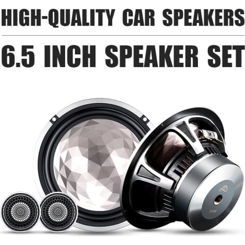 Dele audio high quality 6.5 inch car speaker 160W hifi car audio stereo lossless modification tweeter mid-bass speaker