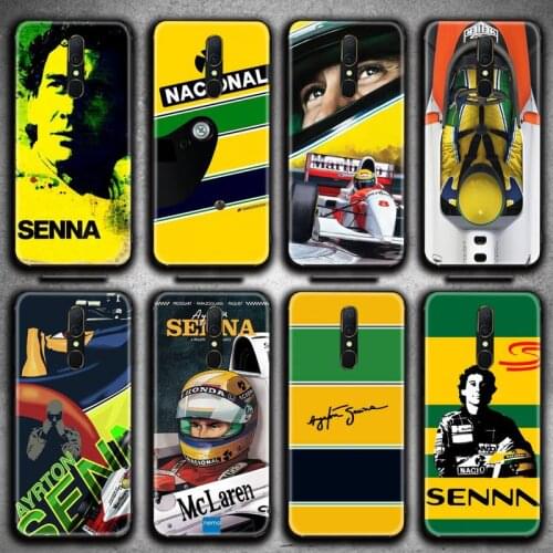 Racing Ayrton Senna Phone Case For Oppo A5 A9 2020 Reno2 z Renoace 3pro A73S A71 F11