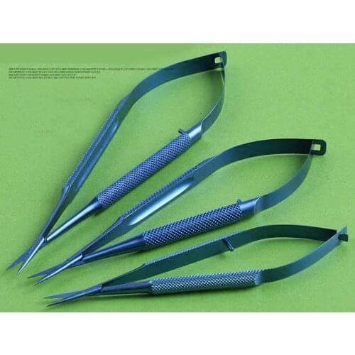 Microscopic instruments 12.5 cm micro scissors, Conjunctiva Toothed, Forceps Probes,Hooks ,Spatulas, Speculums tweezers