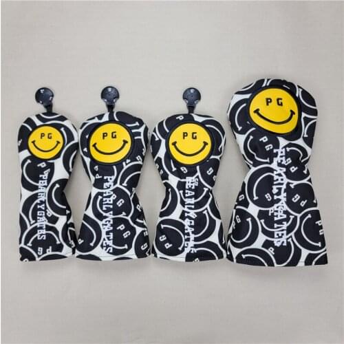 New Pearly Gates Golf Club Driver Fairway Wood cover set Hyrid UT Fashion Cute For Golf Head Protect Cover
