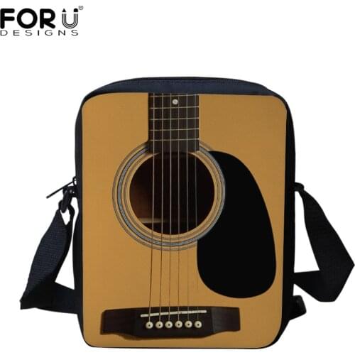 FORUDESIGNS Novelty 3D Camera Guitar Print Women Messenger Bags Luxury Designer Mini Cross-body Bag for Ladies Mochilas Infantil