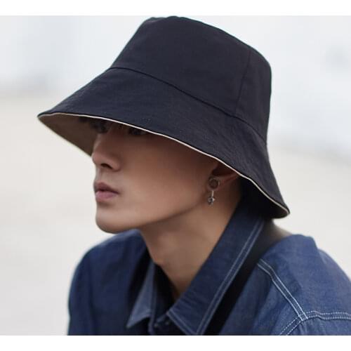 Super Large Size Mens Panama Hat for Men 2021 New Summer Doulbe Sided Bucket Hats Big Brim Sun Protection Caps Fisherman Hat