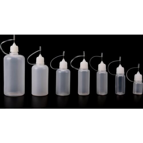 10-50ML PE Plastic Needle Bottle Cigar Travel Cigarette Dropper Bottles Empty E Liquid Bottle Oil Bottles Long nose smoke oil