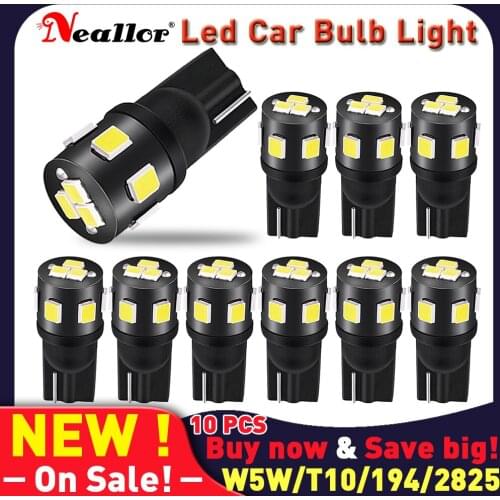 W5W T10 Led Canbus Super Bright White 194 168 5w5 Bulbs On Car License Plate Diode Lamp Interior Ambient Side Lights For Auto Vw