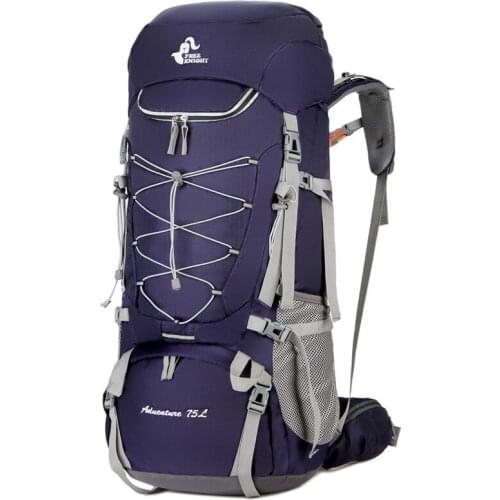 Free Knight 75L Outdoor Backpack 2019 New Large Capacity Hiking Camping Water Resistant Bags Trekking Rucksack With Rain Cover