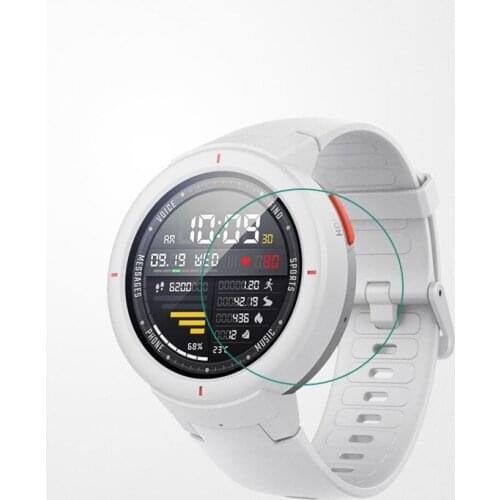 Tempered Glass Screen Protector Cover Clear Protective Film Guard For Xiaomi Huami AMAZFIT Verge 3 /Verge Lite Sport Smart Watch