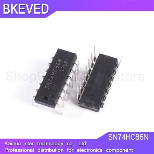 10PCS SN74HC86N DIP14 SN74HC86 DIP 74HC86N DIP-14 74HC86 new and original IC