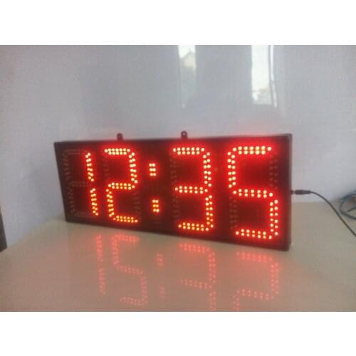 8inch red color hours and minutes LED clock (HST4-8R)