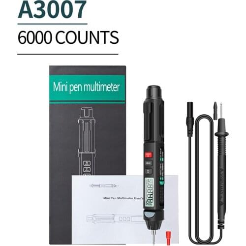 A3007/A3008 1Hz~10MHz Intelligent Multimeter True RMS Digital Multimeter AC/Direct Current Voltage Measurment Teter