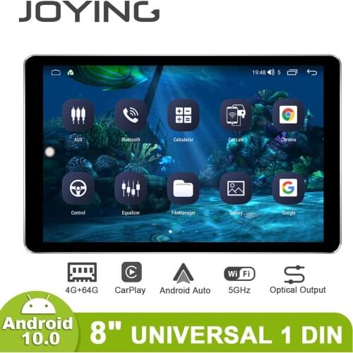 New UI 8 Inch Android 10 Car Radio Stereo Universal Head Unit Multimidia Player HD1280*800 Support Steering Wheel Carplay DVR