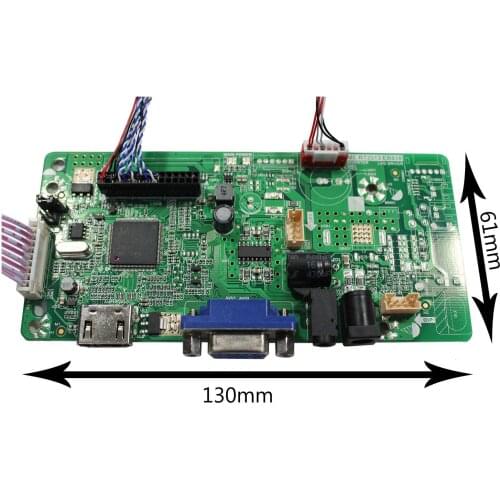 HD-MI VGA Audio LCD Board for 30Pin LVDS Interface LCD Screen Work With 12.1inch 1024X768 HT121X02-001