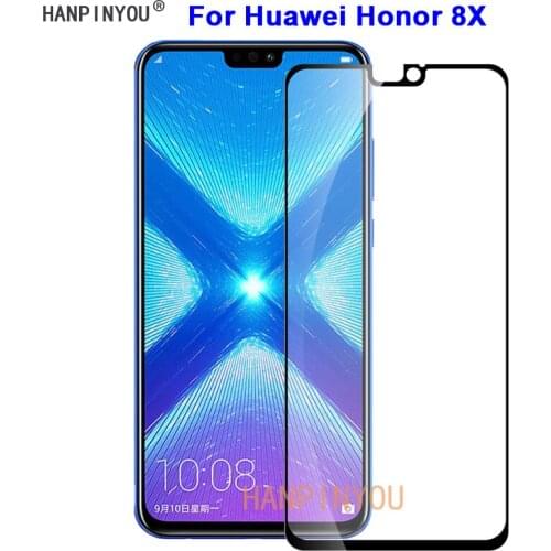 For Huawei Honor 8X 9X Lite 6.5" 9H Hardness 2.5D Full Cover Toughened Tempered Glass Film Screen Protector Guard