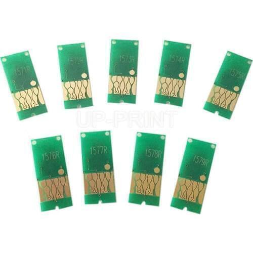 Up 9pcs latest ARC CHIP T1571- T1579 compatible for Epson R3000 ciss Refillable ink cartridge