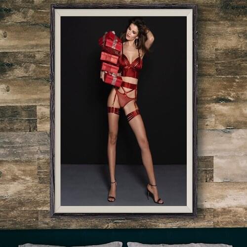 E309 Catalina Elefteriu Sexy Model Movie Star Wall Silk Cloth Poster Art Home Decoration Gift