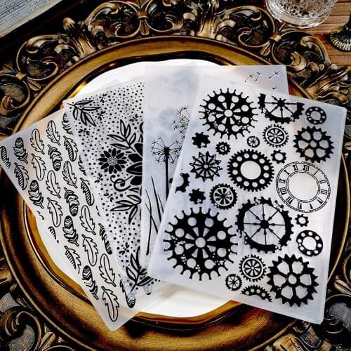 Panalisacraft Background texture flower Embossing Folders for DIY Scrapbooking Paper Craft/Card Making Decoration Supplies