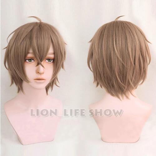 Hypnosis Mic Division Rap Battle Gentaro Yumeno Cosplay Wig Blonde Short Synthetic Hair + Wig Cap