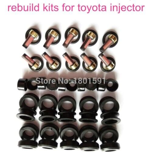 Hot sale 200sets fuel injector repair kits for Toyota Corolla 1.8L 1ZZFE oem 23250-22040/23209-22040 Hight Quality (AY-RK108-1)