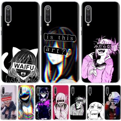 Sad Anime Aesthetic Senpai Cover Phone Case For Xiaomi Mi Note 10 11 9 8 10T 9T CC9 5X 6X Pocophone F1 X3 F2 Pro Lite A1 A2 A3 C