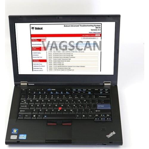 Remote Start Tool for Bobcat Service Analyzer service tool Loaders Excavators harness with computer