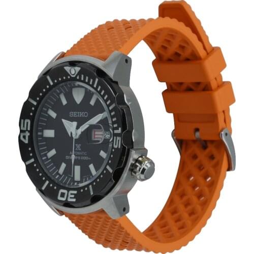 7 Colors Straps 22mm 20mm 18mm Honeycomb Tropical Fluorine Rubber Strap Sport Diving Waterproof Bracelet Watch Bands Replacement