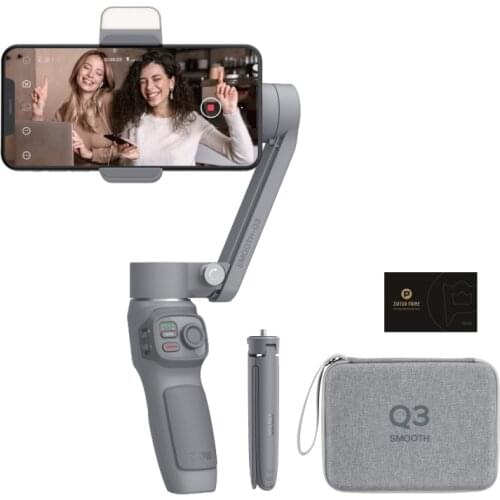 Hot Selling Camera Accessories ZHIYUN Smooth Q3 Combo Kit 3-Axis Handheld Gimbal Camera Stabilizer Selfie Stick