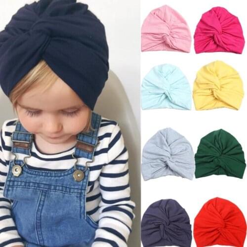 2019 New Boys And Girls Hats And Caps Cute Baby Hat Pure Cotton Solid Color Child Cross Indian Hat Hats For Boys And Girls Kids