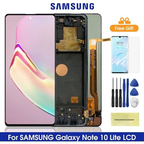6.7'' Original N770 Lcd For Samsung Galaxy Note 10 Lite Lcd Display Touch Screen Digitizer For Samsung N770F/DS N770F/DSM Lcd