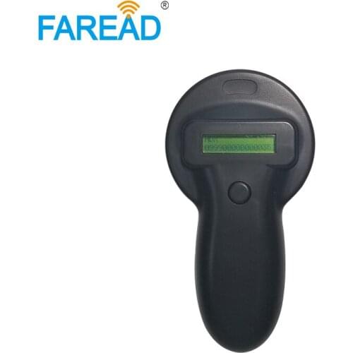 Large storage HDX&FDX-B Protocol 134.2KHz Animal ID scanner Implant RFID USB chip Reader for ear tag livestock track ISO11784/5