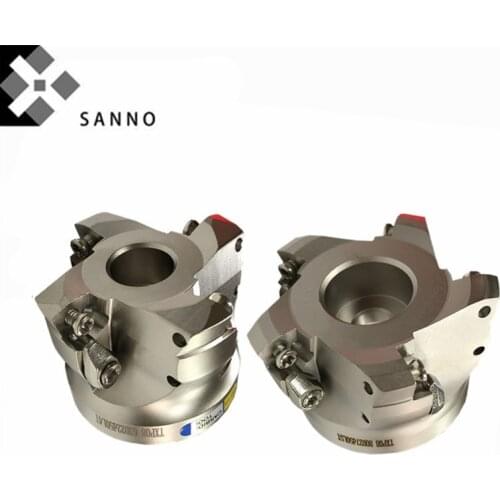 TXP08 face milling disc R3-50 -63 -80 -100 TXP high feeding cnc milling machining cutter bar suitable for WPMT080615ZSR inserts