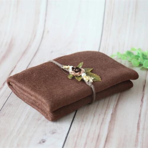 Knit Wrap Set Baby Hair Headband and Swaddle Wrap Swaddle Blanket Sweater Fabric Baby girl or Boy Full Set Photography Props