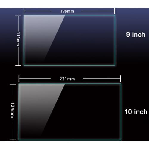 Wekeao Car navigation Steel film 9 "10" 10.4 "12.1" groot Scherm Android Auto GPS Navigatie Scherm