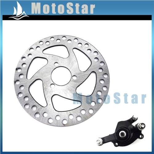 Rear Disc Brake Caliper Brake Dise Rotor For 2 Stroke Minimoto 47cc 49cc Pocket Bike Minimoto Scooter Dirt Bike ATV Quad