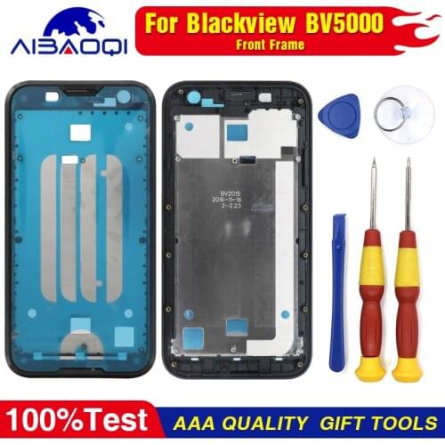 LCD Front Frame Assembly Replacement for 5.0 inch Blackview BV5000 Phone Perfect Replacement Parts Free Tools