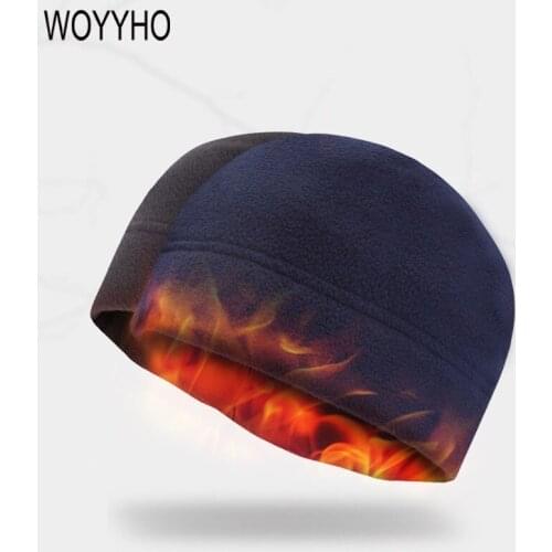 1 PC Unisex Thermal Fleece Hats,Winter Windproof Warm Camping Hiking Caps,Outdoor Fishing Cycling Hunting Military Tactical Cap