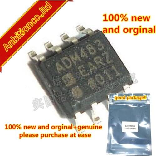 10pcs 100% new and orginal ADM483EARZ ADM483EAR ADM483 SOP8 RS485in stock