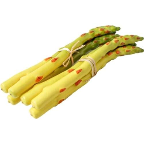 3pcs/set Artificial Simulation Asparagus Model Fake Vegetable Fruit Ornament Shop Display Cabinet Kitchen Home Decoration