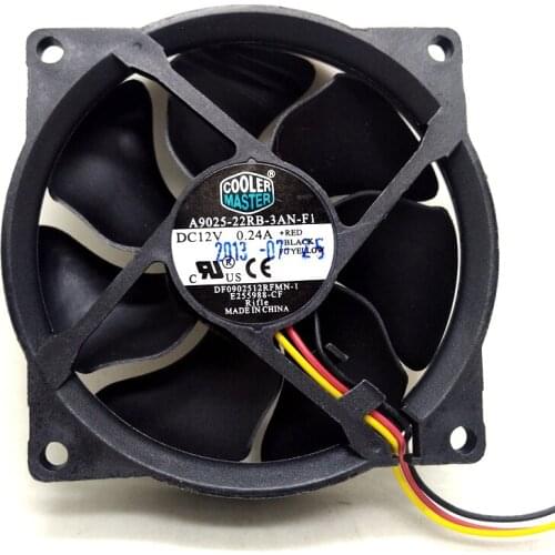 A9025-22rb-3an-f1 9025 12V 0.24a computer CPU cooling fan circular silent fan