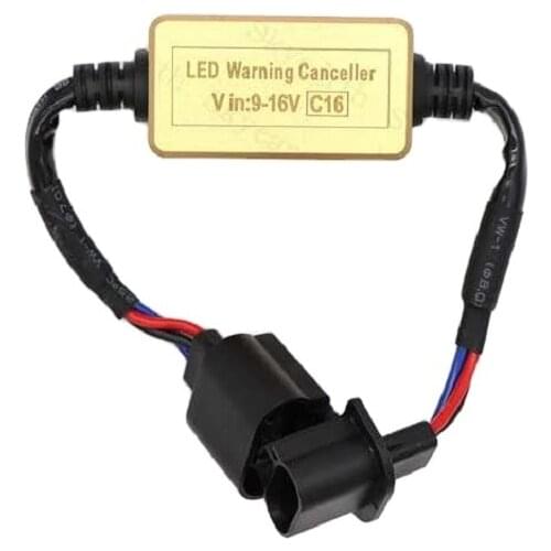 Anti Flicker Car Fog Light Error Decoder Warning Canceller H13 Led Headlight Capacitor Canbus Decoder