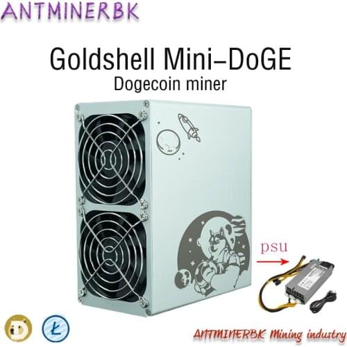 2021 Original Brand New Goldshell Mini Doge 185M 235W Silent Miner LTC Miner Mining Doge Coin with 800w power supply option