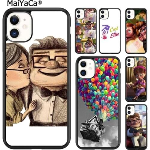 MaiYaCa up carl and ellie LOVER COUPLE Phone Case For iPhone SE 6s 7 8 plus X XR XS 11 12 pro max Samsung Galaxy S8 S9 S10 shell