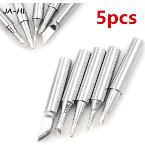 Hot 5pcs Electric Soldering Irons P36 Soldering Station Conical Bevel 60W Solder Iron Tip