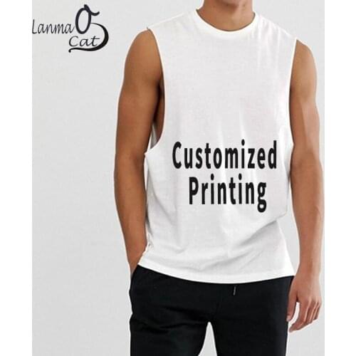 Lanmaocat Men's Sleeveless Tank Tops